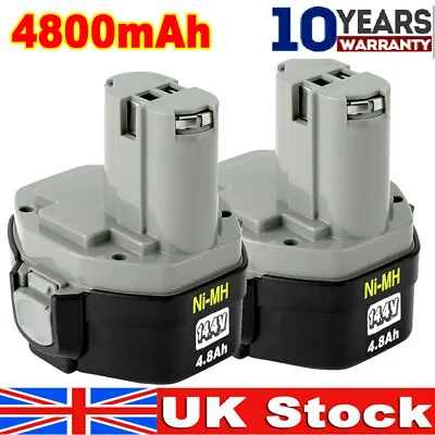 2x 14.4V Battery For Makita PA14 4800mAh 1420 1422 1433 1434 1435F 6280D 6281D • £25.49