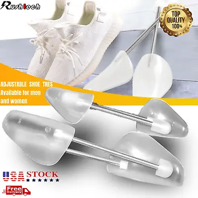 1-2 Pairs Adjustable Plastic Spring Men Women Shoe Trees Shaper Keeper Stretcher • $9.56