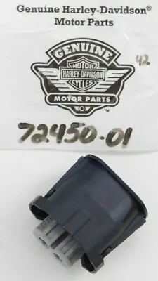 $9.88 • Buy 1 NEW Genuine Harley Davidson V-Rod 2 Way Grey Headlight Connector OEM 72450-01