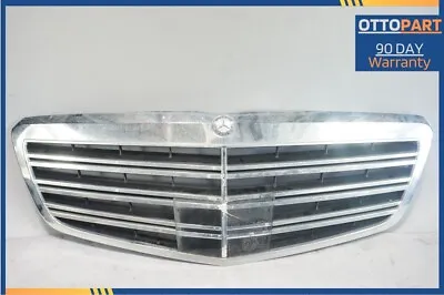 10-13 Mercedes W221 S550 S63 AMG Front Hood Radiator Grill Grille Trim Cover OEM • $169.40