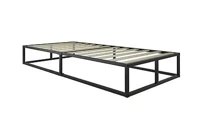 Black Single Bed Frame 3FT 90cm Bedstead Birlea Soho Metal Platform Design • £59.99