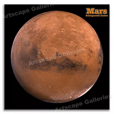 Mars - The Schiaparelli Plains - NASA / Space / Astronomy Poster - 20x20 • $14.95