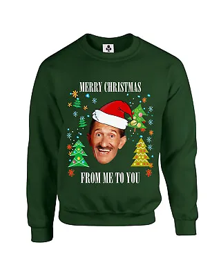 Merry Christmas From Me To You Christmas Jumper Funny Xmas Sweatshirt  • £19.95