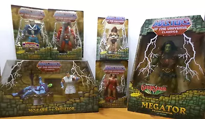 Masters Of The Universe Skeletor Megator Teela Catra Snout Spout Classic Lot • $455