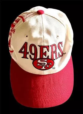 Vtg Sports Specialties San Francisco Sf 49ers Snap Back Hat ~laser Shadow Script • $55.95