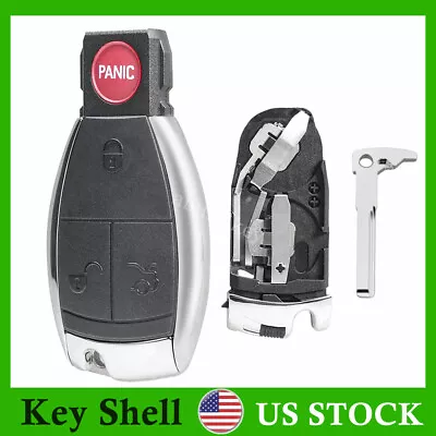 Remote Key Fob Shell Case Blank For Mercedes Benz E C R CL GL SLK + Battery Clip • $16.39