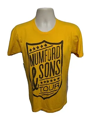 Mumford & Sons Tour Adult Small Yellow TShirt • $15