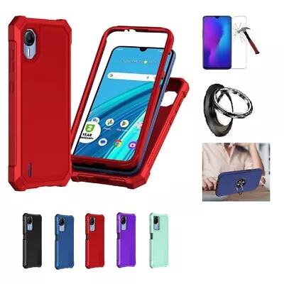 For Cricket Debut S2/ AT&T Calypso 4 Full Body TPU Cover Case + Ring/ TG • $11.95