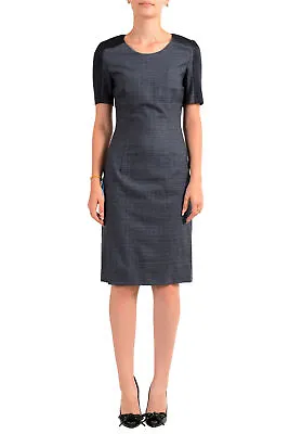 Hugo Boss Women's  Dirusa3  100% Wool Short Sleeves Pencil Dress • $119.99