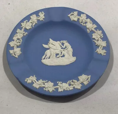 $9.95 • Buy Wedgewood Jasperware Blue Ashtray Pegasus Pattern Tray Dish Trinket Holder