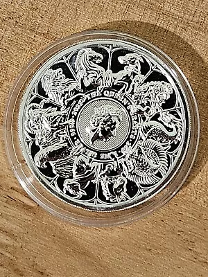 2021  2oz .999 Silver Coin 5£ Queens Beasts Completer  • £88.80