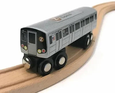 Munipals MP01-110Z Wooden Subway Z Train NYC MTA NYC Nassau Street Exp  R160 Car • $24.95