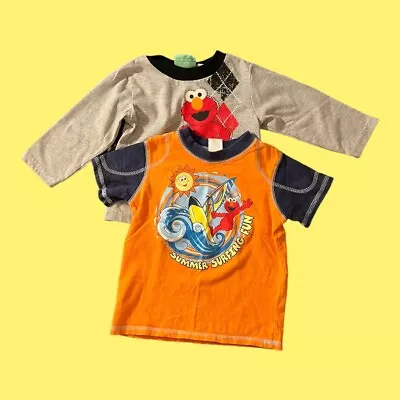 Sesame Street Boys T-Shirts Size 18 M & 2T • $11