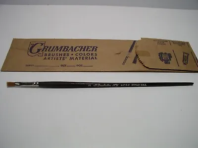 Vintage Grumbacher Artist Paintbrush 4675-F Size 2 NOS • $8.77