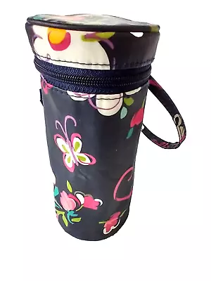 Vera Bradley Floral And Butterfly Design Insulated Baby Bottle Caddy • $14.99