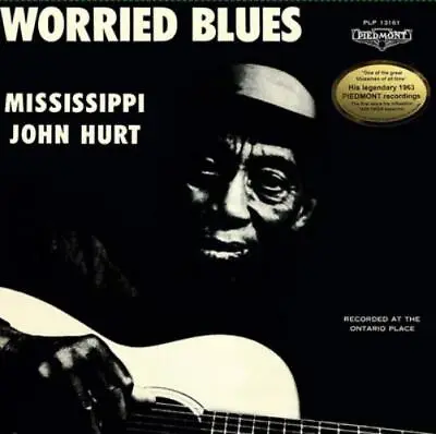 Mississippi John Hurt Worried Blues 1963 (Vinyl) 12  Album • £49.84