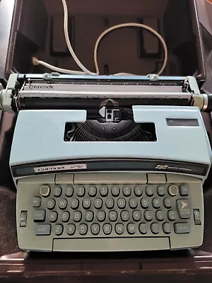 Vintage Smith Corona Coronet Super 12 Electric Typewriter Blue W/Case Tested • $70