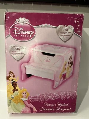 £36.25 • Buy Delta Princess ~GIRLS STORAGE WODDEN STEP STOOL BENCH