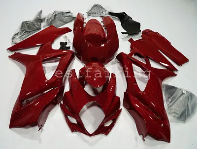 Red Black Carbon Fiber Fairing For Kawasaki Ninja ZX10R 2005-2022 ZX1000 ABS Kit • $568.10