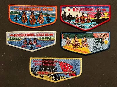 Mischigonong Lodge 89 Flaps 5 Different OA Order Of The Arrow Patches • $24.99