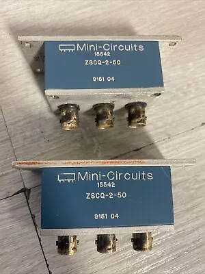 Mini-Circuits Power Splitter ZSCQ-2-50 25-50 MHz Lot Of 2 Working • $29.99