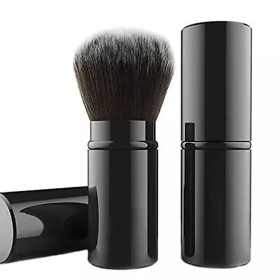 Falliny Retractable Kabuki Makeup Brush Travel Face Blush BrushPortable Powder • $13.99