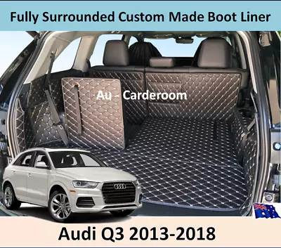 For Audi Q3 2013-2018 Premium Custom Made Trunk Boot Mats Liner Cargo Mat Cover • $128