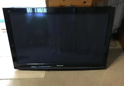 £80 • Buy PANASONIC 42  Plasma TV. TX-P42X10B With Plasma Swivel And Tilt Wall Bracket
