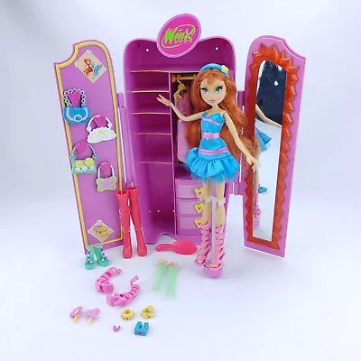 Mattel Winx Club 2005/2006 Talking Magic Wardrobe Playset W/ Bloom Doll NOOB • $350