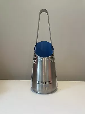 1 Belvedere Vodka Bottle Holder Ice Bucket With Tongs Bar Decor Free Shipping US • $23.50