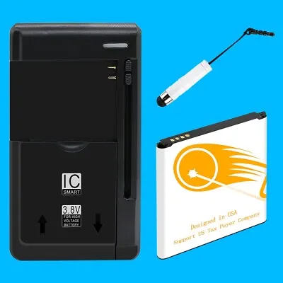Business Excellent 6270mAh Battery + Charger Stylus F Samsung Galaxy S4SPH-L720 • $36.52
