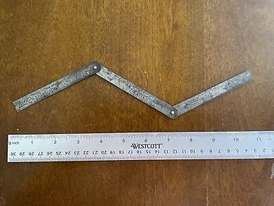 Vintage Lufkin 12” Folding Ruler Metal • $35