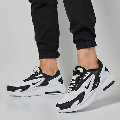 Nike Air Max Bolt Mens Trainers Shoes White Black Size Uk 77.58.591011.512 • £59.99
