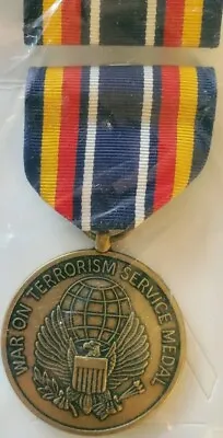 U.S Army Global War On Terrorism Service Medal Ribbon Set NEW In Original Box • $11