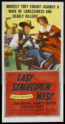 Last Stagecoach West 1957 Western Action On Dvdr Jim Davis Stars • $18.95