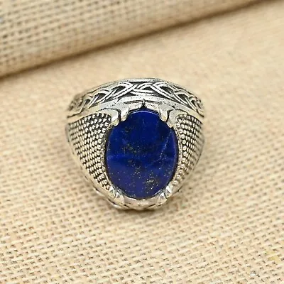 Lapis Lazuli Gemstone 925 Sterling Silver Ring For Gifts All Size Available • $16.99