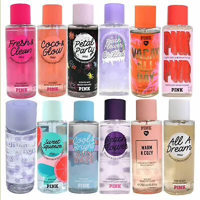 Victoria's Secret Pink Fragrance Mist Body Spray Splash 8.4 Fl Oz Vs New Limited • $21.27