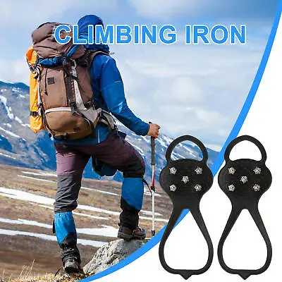 Ice Crampons Micro Spikes Ice Cleats For Boots Anti Slip Snow Grips Shoes Cover  • $9.27