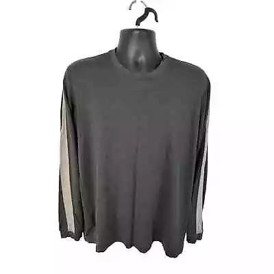 Ibex Merino Wool Longsleeve Pullover Base Layer Size XL Dark Grey FLAW • $19.95