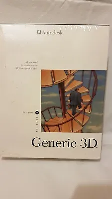 Autodesk Generic 3d For Dos Release 2 Software • £125