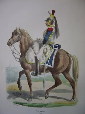 1809 Engraving Outfit Of A Breaker Military Costumes Napoleon Bonaparte • £17.89