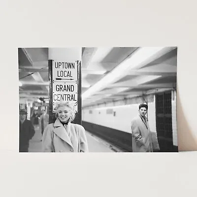 Marilyn Monroe Grand Central Station Subway New York City Wall Art Poster Print • $44