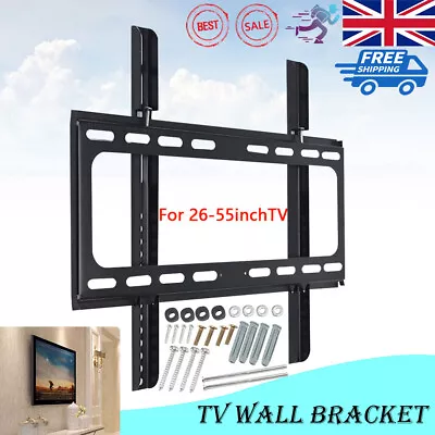 £7.59 • Buy Tv Wall Bracket Mount Tilt For 26 30 32 40 42 50 55 Inch Flat 3d Lcd Led Plasma