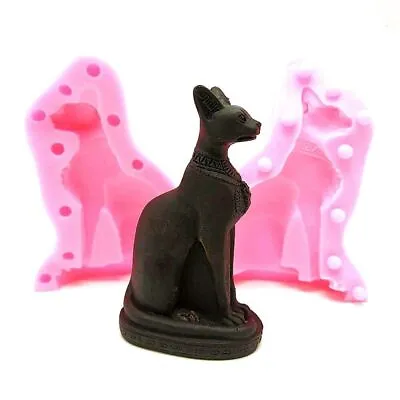 £9.55 • Buy Egyptian Black Cat Silicone Mold Restaurant Chocolate Cake Decorating Mould Tool