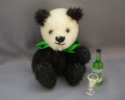 £6 • Buy PAM'S EXCLUSIVE BEARS-Miniature 3 Inch Tall Mohair Teddy-Marvin & His Lemonade
