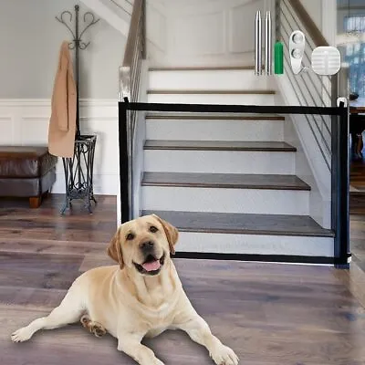 £11.99 • Buy Large Removable Pet Dog Cat Door Gate Safety Guard Baby Stair Window Isolation
