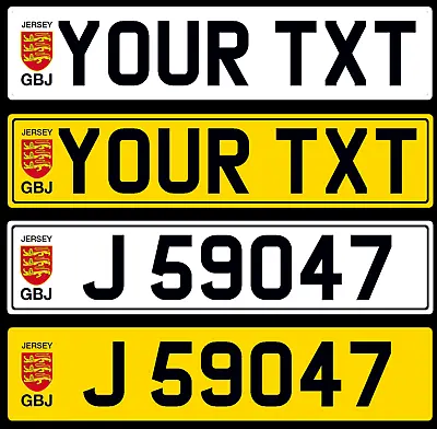Custom Jersey UK GBJ REFLECTIVE License Plate Tag Reproduction • $34