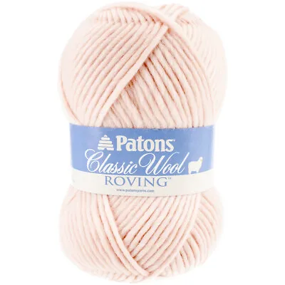 Patons Classic Wool Roving Yarn-Pale Blush 241077-77420 • $9.99