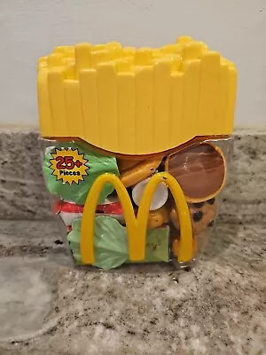 Vintage 2003 McDonald's PLAY FOOD LOT Of 36 Pieces & Large French Fry Container • $39.95