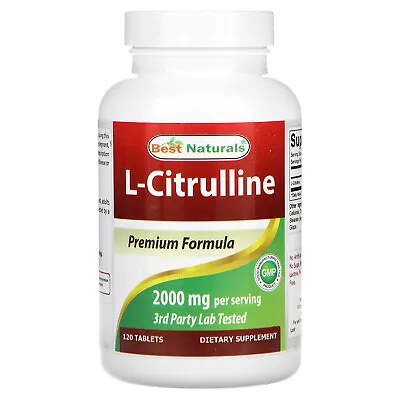 L-Citrulline 2000 Mg 120 Tablets (1000 Mg Per Tablet) • $16.67